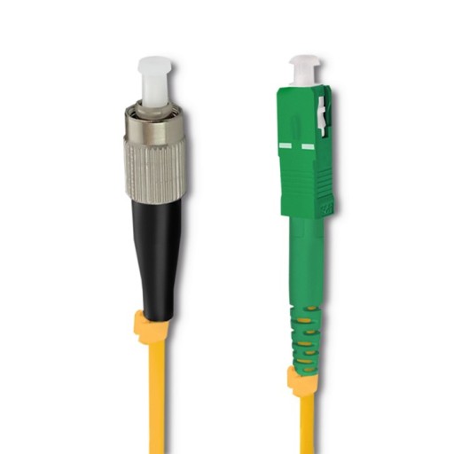 Qoltec FC/UPC - SC/APC prepojovací kábel z optických vlákien | Singlemode | 9/125 | 50 m