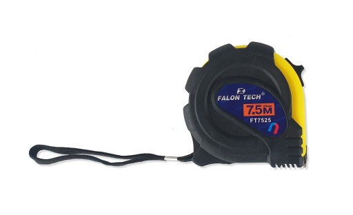 Falon-Tech 7,5 m skladací zvinovací meter kovový zvinovací meter so zámkom PRO