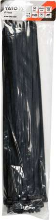 PLASTOVÉ PÁSY 450X9,0 50KS BLACK YATO