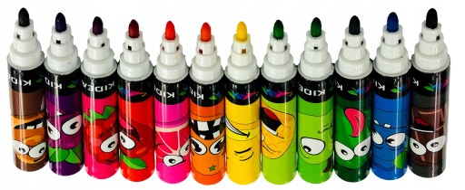 Malé VOŇANÉ VÝLETY PRE DETI Sada 12 ks VOŇANÝCH ZNAČOVAČOV Kidea Colors