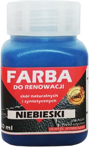 RENOVÁCIA KOŽE ČALÚNENIE MODRÝ NÁTER 30ml