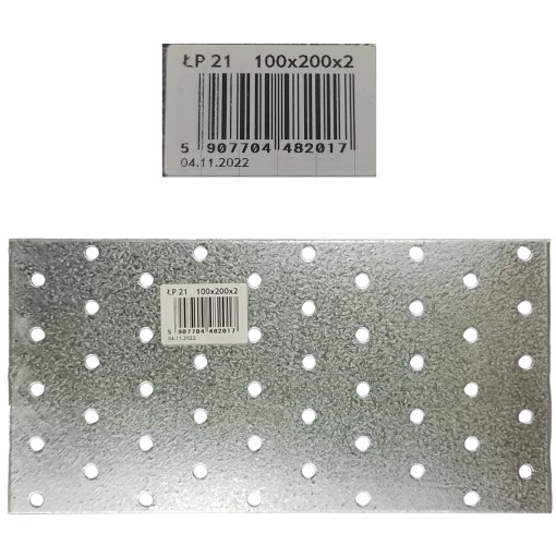 Plochá spojka LP-21 rozmery 100x200mm Skrutka-kov