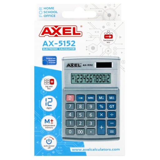 KANCELÁRSKA KALKULAČKA AXEL-5152