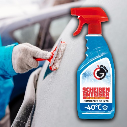 G-XTREME ROZMRAZOVAČ OKIEN -40°C NEMECKÁ ZIMNÁ ROZMRAZOVACIA TEKUTINA 500 ml