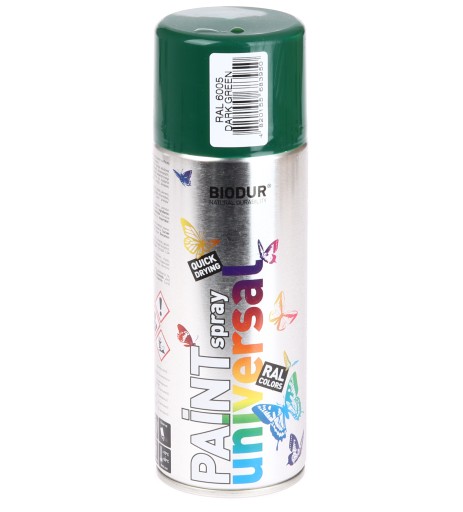 BIODUR 400 ML RAL 6005 MACHOVÁ ZELENÁ