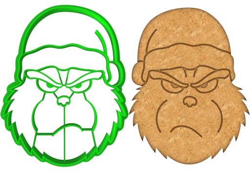 Formička na perník VIANOČNÉ VIANOCE Grinch 9cm