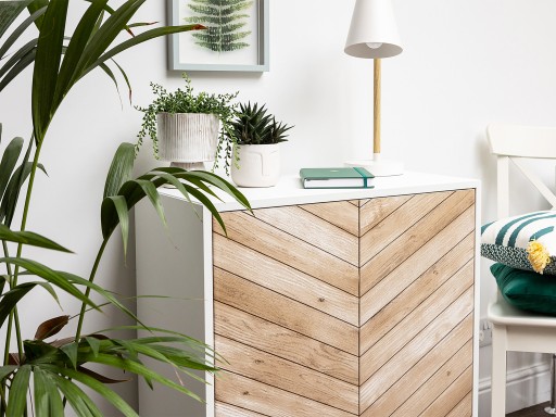 Samolepiaca nábytková dyha Dekoračná fólia HERRINGBONE vzor 67x100cm DIY