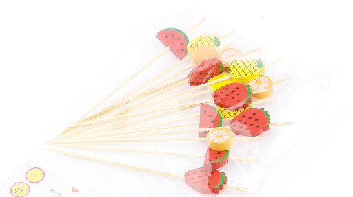 FAREBNÉ BAMBUSOVÉ TYČKY TROPICAL/FLAMINGO 45 KS