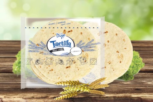 Tortilla Pšeničné palacinky 30 cm Dijo 18 kusov
