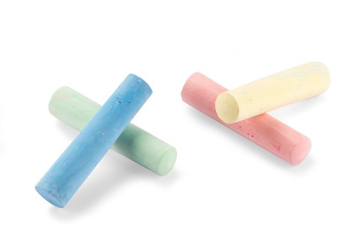 FAREBNÁ CHALK na kreslenie, hrubý jumbo chodník / 4 farby