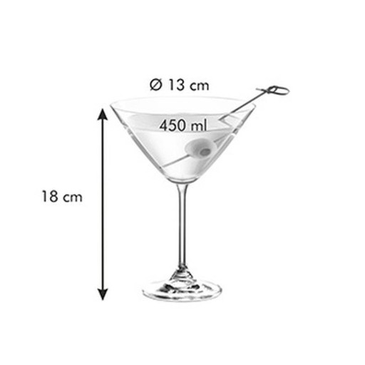 Pohár, pohár na martini - objem 450 ml TESCOMA