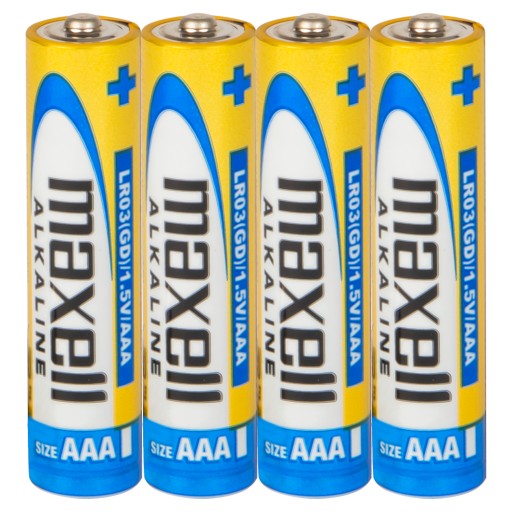 ALKALICKÉ BATÉRIE MAXELL AAA R3 4x 1,5V EFEKTÍVNE BATÉRIE
