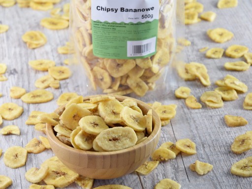 BANÁNOVÉ lupienky 1KG, SUŠENÉ BANÁNY - MIGOgroup
