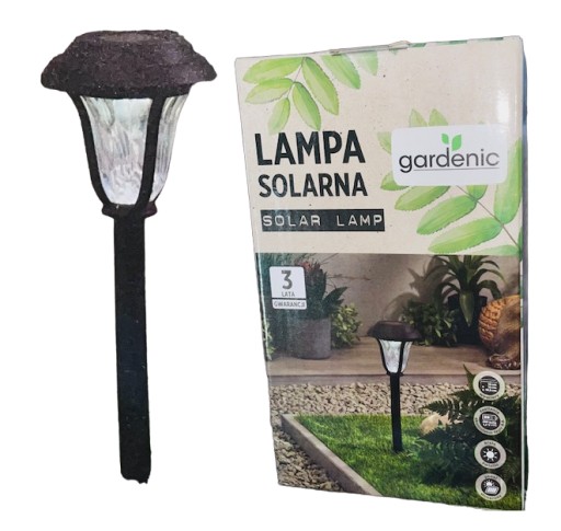SOLÁRNE ELEKTRICKÉ LAMPY ZÁHRADNÁ LED LAMPA BIELE