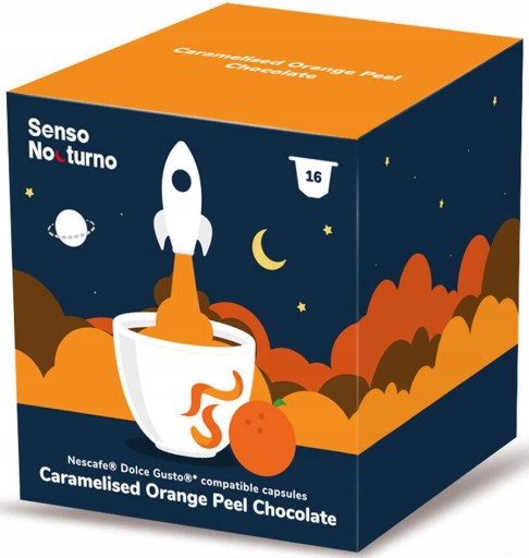 Kapsule pre DOLCE GUSTO KARAMELIZOVANÁ ORANŽOVÁ ČOKOLA
