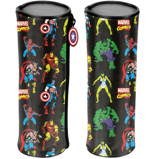 Avengers Tubusové puzdro na ceruzku okrúhle School Paso Avengers Boys