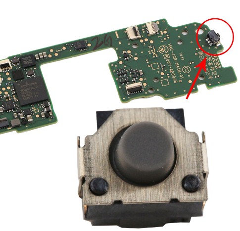 MIKRO SPÍNAČ NINTENDO NS TLAČIDLO MICROSTICK R L