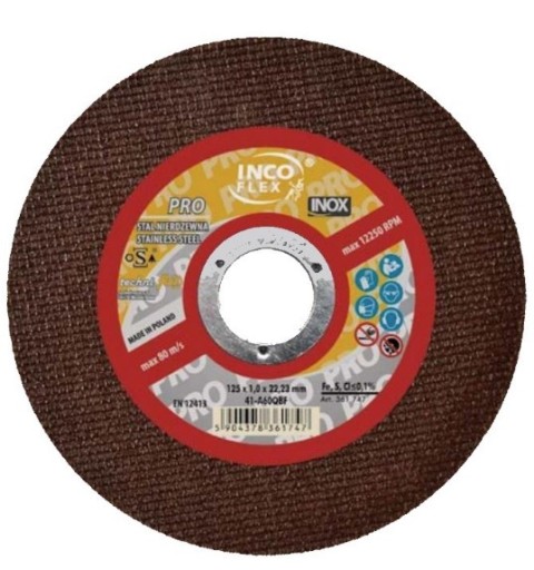 INOX PRO KOVOVÉ REZNÉ KOTÚČE 125 x 1,0