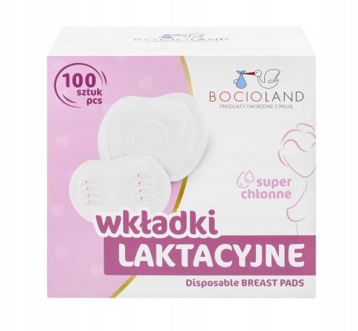 Bocioland SUPER ABSORBENTNÉ LAKTAČNÉ VLOŽKY 100 kusov VEĽKÉ BALENIE