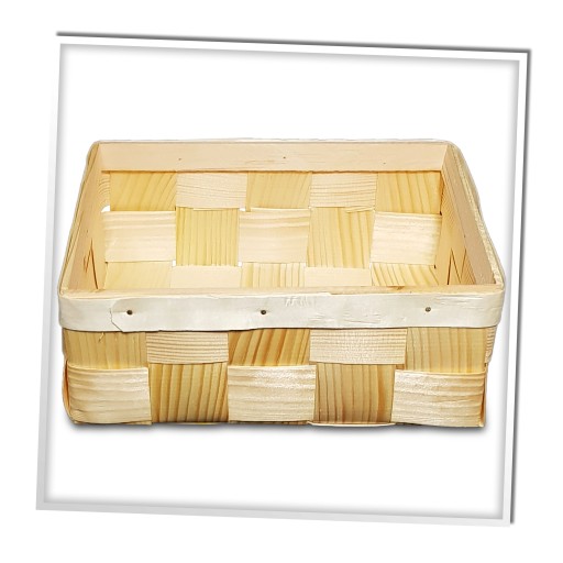 Drevená BOX Nádoba na ovocie Łuba DECOUPAGE