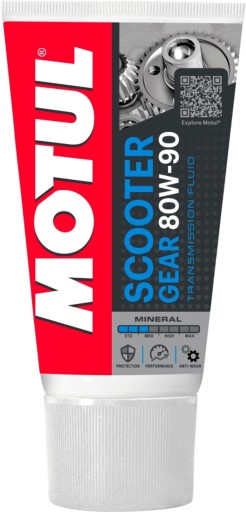 MOTUL SKÚTER PREVODOVÝ OLEJ 80W90 150ML 2T/4T / PREVODOVKA / MOTOCYKLE