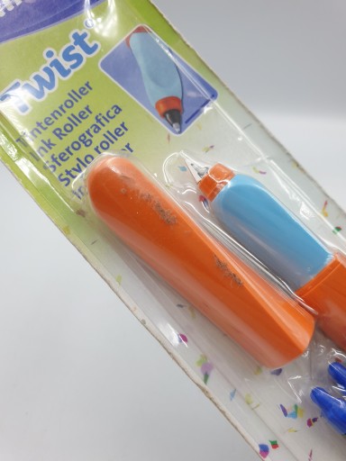 PELIKAN Roller pero + 2 modré náplne POMARA