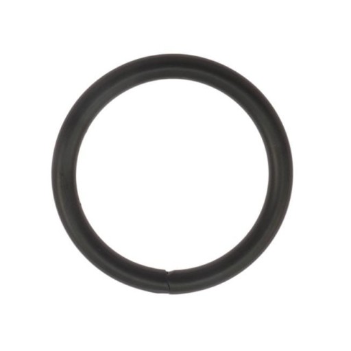 KOVOVÝ PRSTEŇ ZVÁRANÝ 30 mm - ČIERNA MATNÁ