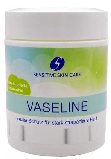 Biela kozmetická vazelína v tégliku s objemom 125 ml