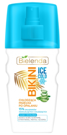 BIELENDA BIKINOVÁ CHLADIACA hmla PO SLNKU ĽADOVÁ CHLADENIE ALOE D-PANTHENOL
