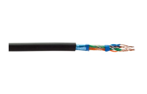 Sieťový kábel ZAMEL 5e Twisted Pair FTP Ground Iron