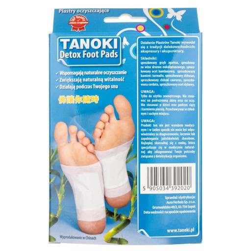 Tanoki Detox čistiace náplasti 10 ks