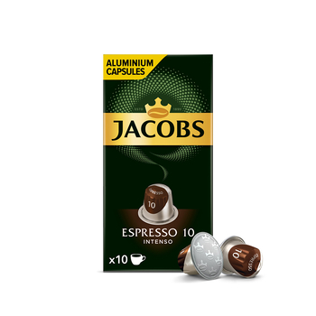 1x 52g Jacobs Espresso Intenso 10 Coffee 10 kapsúl