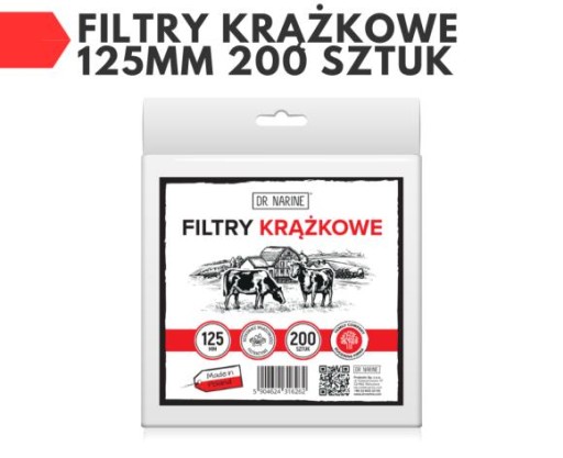 Kotúčové filtre 125mm 200 kusov