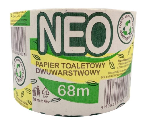 NEZOZNAMOVANY NEO TOALETNY PAPIER 272 m ROLKA 2 VOJ