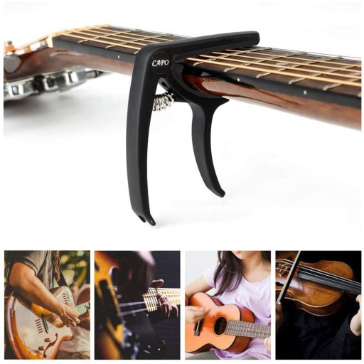 CAPO CAPO NA AKUSTICKÚ KLASICKÚ GITARITU, STRUNOVÝ NÁKRYT
