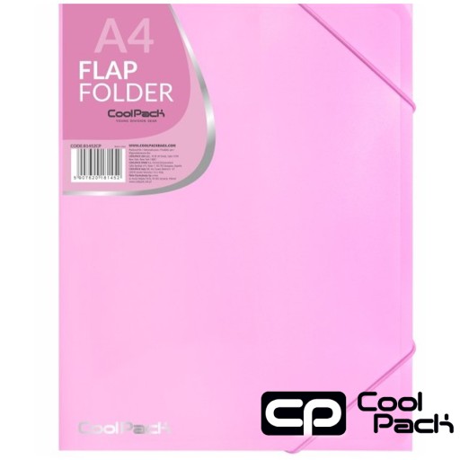 COOLPACK VYMAZATEĽNÝ PILOTA A4, PASTEL RUŽOVÁ