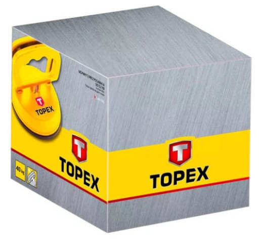 DRŽIAK PRÍSAVKY NA SKLENENÉ OBKLADY DO 40KG TOPEX