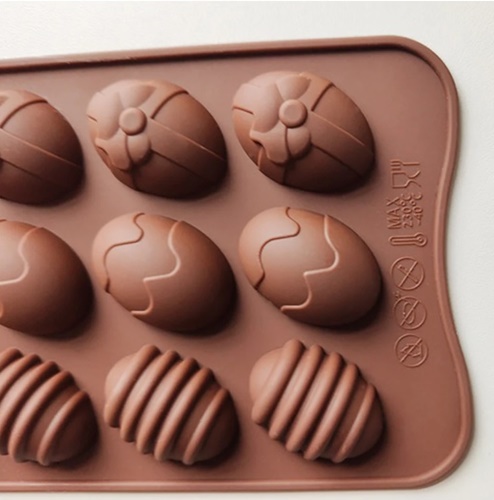 SILIKÓNOVÝ MOL NA COOKIES ČOKOLÁDOVÉ PRALINE VAJCIA VAJCIA VEĽKONOČNÁ VEĽKONOČNÁ MIX