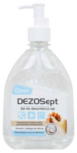 Clinex DEZOSept dezinfekčný gél na ruky s pumpičkou