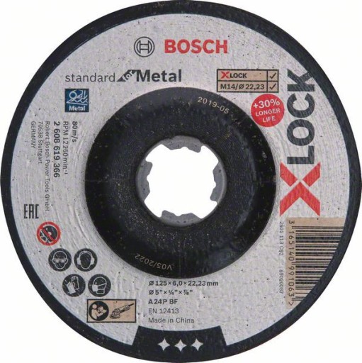 X-LOCK brúsny kotúč 125 x 6 mm Bosch 2608619366