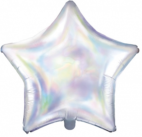 STAR fóliový balón dúhový Holo 48cm 1 ks.