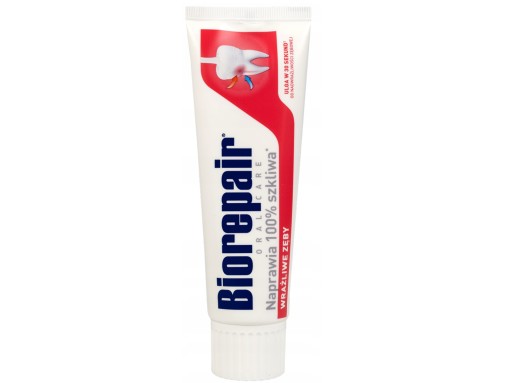 BioRepair Sensitive Repair zubná pasta bez fluoridu 75 ml