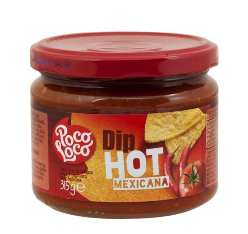 Salsa Mexicana Dip Hot 310g/12 Poco Loco str