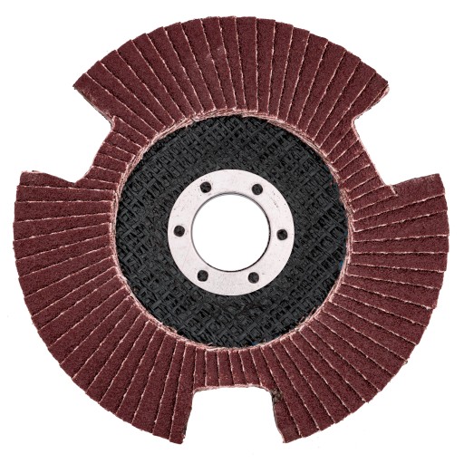 KLAPKOVÝ BRÚSNY KOTÚČ 125MM P80