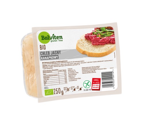 BEZLEPKOVÝ CHLEBÍK SVETÝ 250g BALVITEN