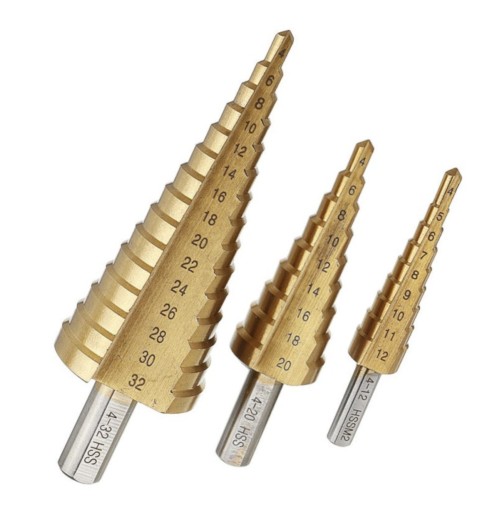 KROKOVÝ KUŽELOVÝ VŔTAČ HSS4241 ROZSAH 4-32 mm