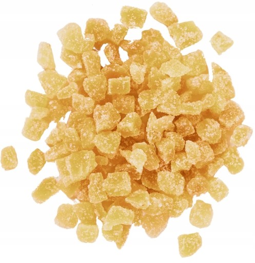 Kandizovaný zázvor Kocka ZDRAVÁ KUCHYŇA 500g