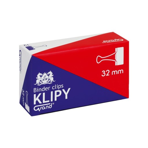 Kancelársky klip klips GRAND 12 ks klip 32 mm