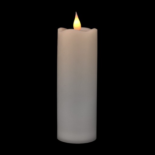 LED SVIEČKA, LAMPA NA AKUMULÁTOR, SVIEČKA BIELA, MAL