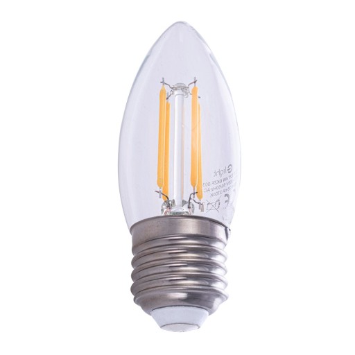 LED FILAMENT E27 žiarovka 4W 4000K Sviečka